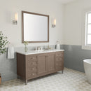 James Martin Chicago 60" Single Bathroom Vanity, Walnut Whisper
