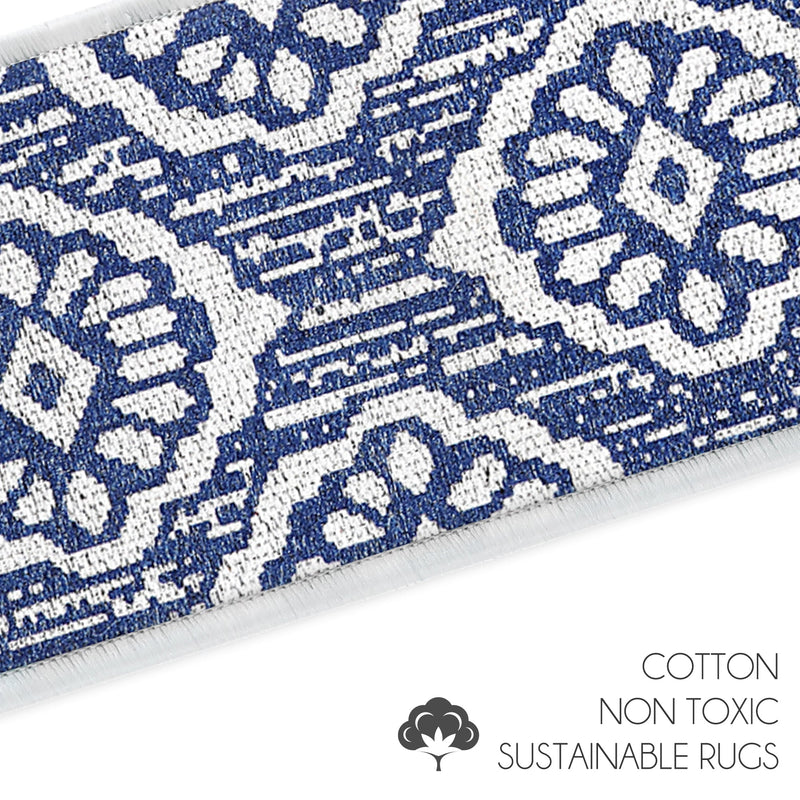 New Age Flower Design 9" X 28" Stair Treads