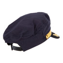 Adjustable Sailor Captain Hat with Side Gold Buttons