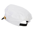 Adjustable Sailor Captain Hat with Side Gold Buttons