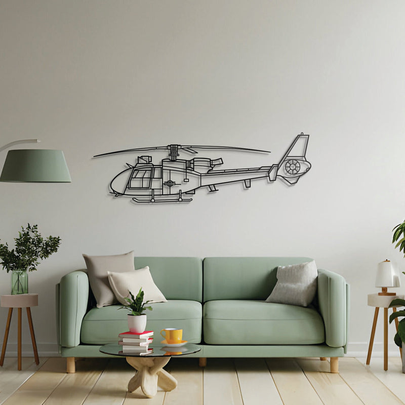SA342M1 Metal Aircraft Wall Art - NCP0395