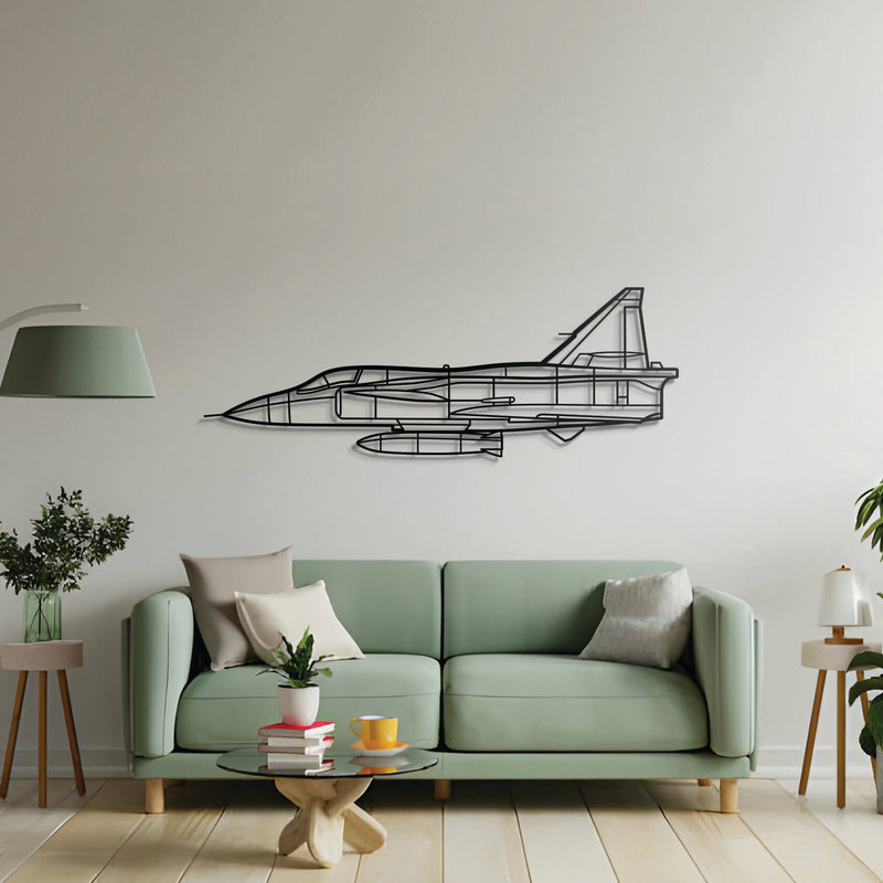 JA37 C Viggen Fighter Metal Aircraft Wall Art - NCP0231