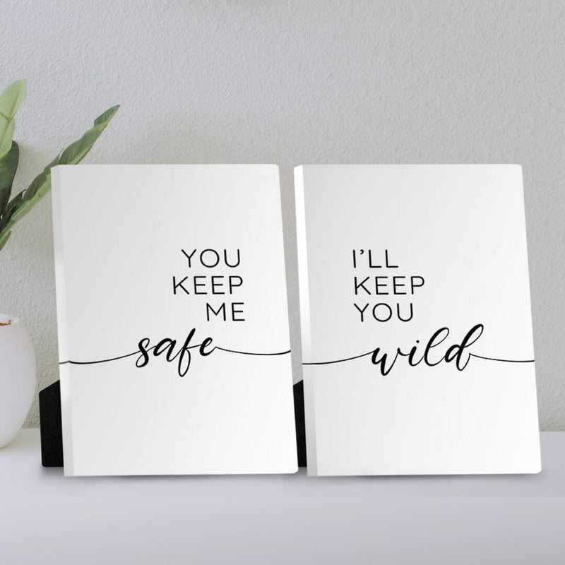 Safe and Wild Desktop Canvas