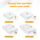 Safe Electric Heated Mattress Pad with 4 Size 8 Temperature 10-Hour Timer-Queen size by LJGDeals