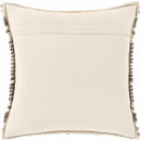Sagamore Cream Trellis Wool&Cotton Throw Pillow
