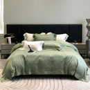 GobekUsa 1000TC Lyocell Cotton Jacquard Luxury Bedding Set with Soft Silky Feel