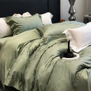 GobekUsa 1000TC Lyocell Cotton Jacquard Luxury Bedding Set with Soft Silky Feel