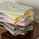 GobekUsa Double Layer Satin Queen Duvet Set Smooth & Cool Luxury Quilt Cover Pillowcases