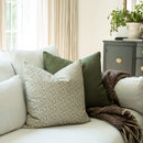 Sylvie Sage Green Floral Pillow Cover