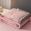 GobekUsa Cooling Cotton Quilt with Washable Core for Single Bed in Dorm