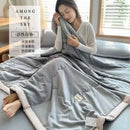 GobekUsa Cooling Cotton Quilt with Washable Core for Single Bed in Dorm