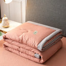 GobekUsa Cooling Cotton Quilt with Washable Core for Single Bed in Dorm