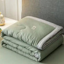 GobekUsa Cooling Cotton Quilt with Washable Core for Single Bed in Dorm