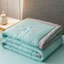 GobekUsa Cooling Cotton Quilt with Washable Core for Single Bed in Dorm