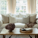 Camille Neutral Botanical Pillow Cover