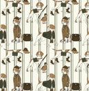 Edmund Wallpaper by Painted Hawk Design