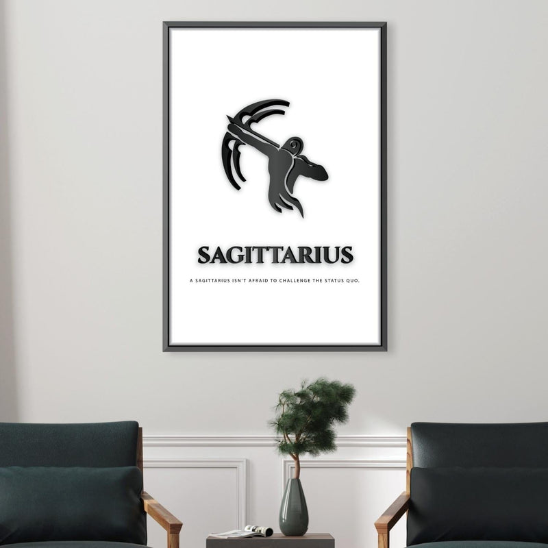 Sagittarius - White Canvas