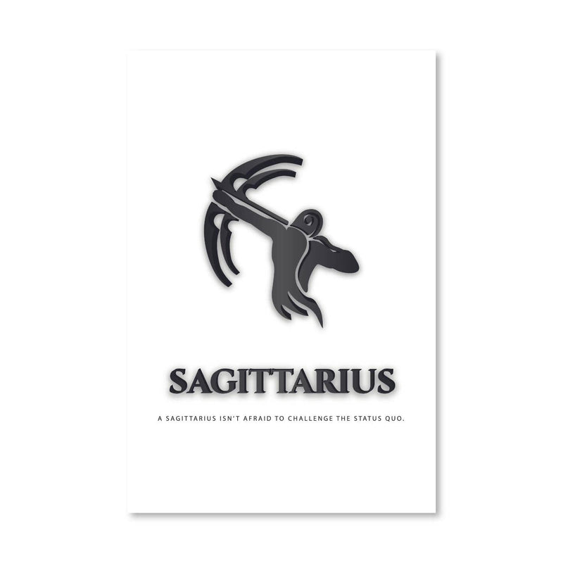 Sagittarius - White Canvas