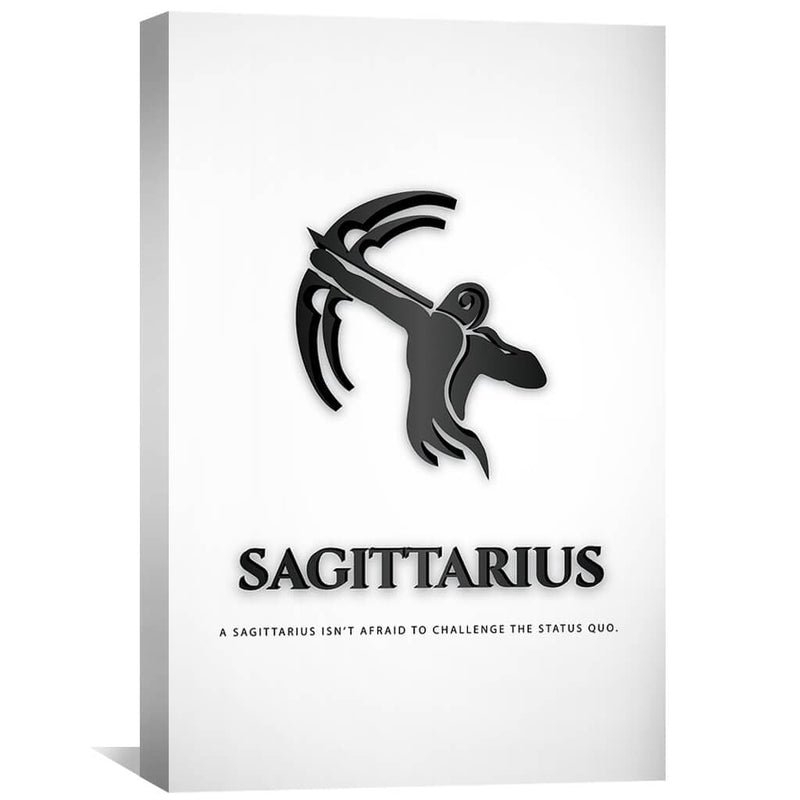 Sagittarius - White Canvas