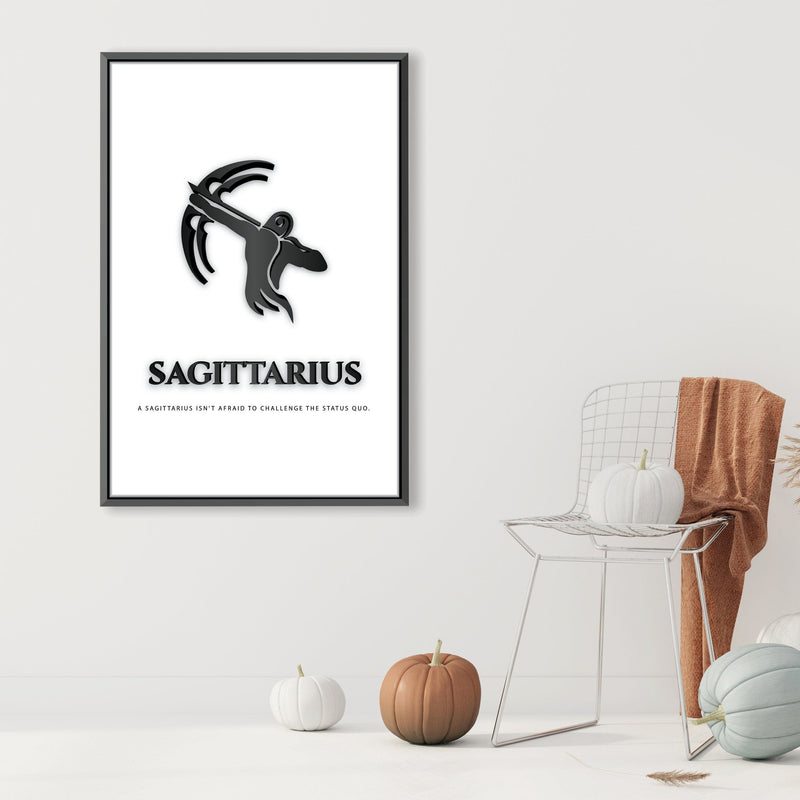 Sagittarius - White Canvas