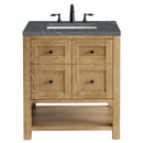 James Martin Breckenridge 30" Single Bathroom Vanity, Light Natural Oak