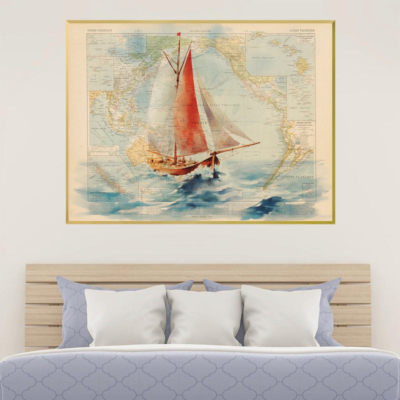 Sailing in the Sea Canvas