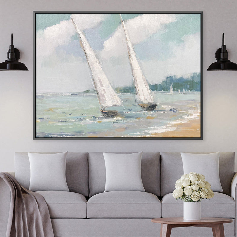 Sailing Tranquility Oil Painting