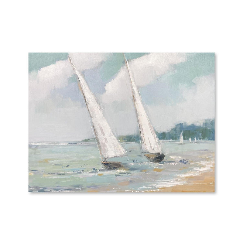 Sailing Tranquility Oil Painting