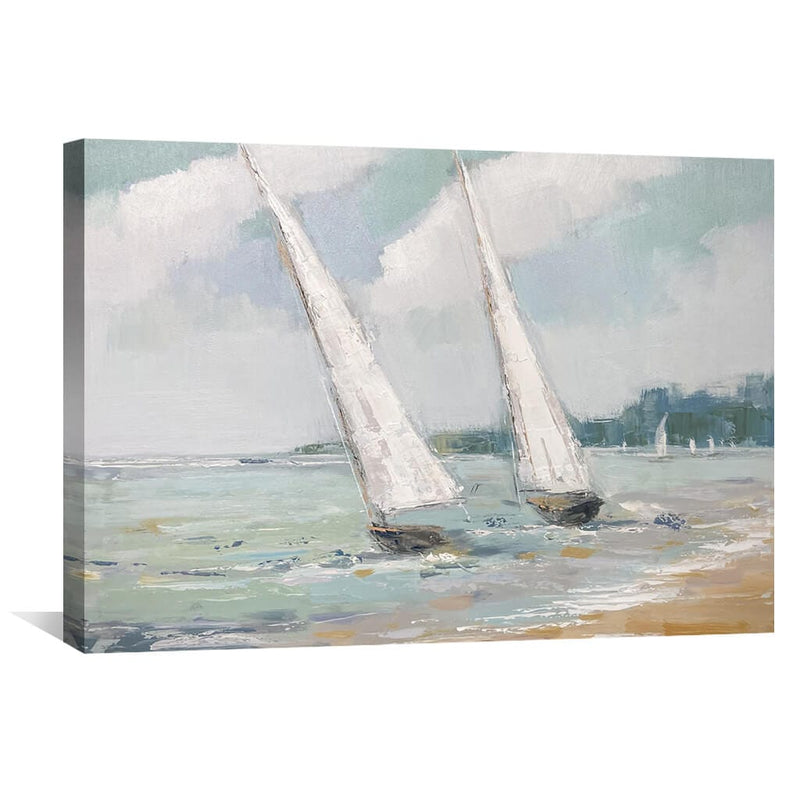 Sailing Tranquility Oil Painting