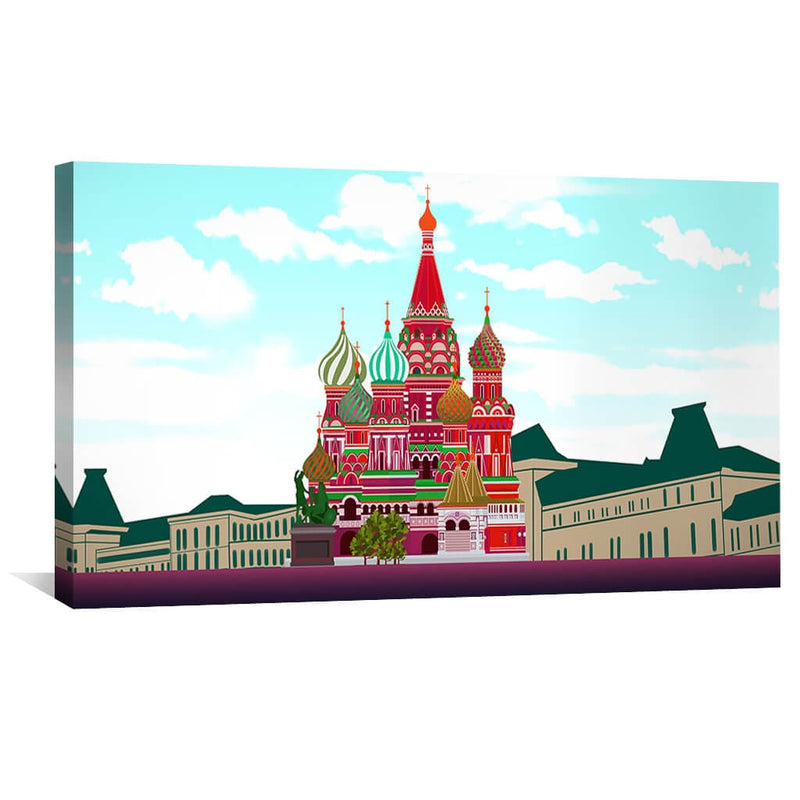 Saint Basil Cathedral Canvas