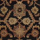 Salix Hand Tufted Black Wool Rug