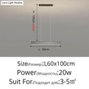 GobekUsa Salix V - Modern Minimalist Led Dimmable Bar Pendant Light