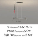 GobekUsa Salix V - Modern Minimalist Led Dimmable Bar Pendant Light
