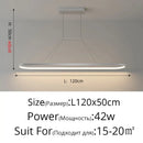 GobekUsa Salix V - Modern Minimalist Led Dimmable Bar Pendant Light