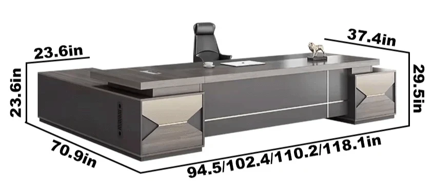 Eyer · Modern L-Shaped Executive Desk, photo 15 of 17
