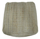 Sand Boho Farmhouse Natural Brown and Beige Jute Pouf