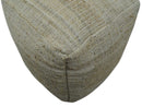 Sand Boho Farmhouse Natural Brown and Beige Jute Pouf