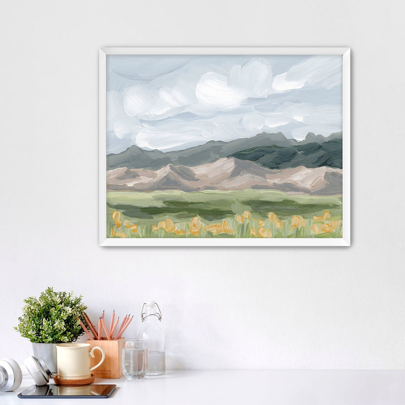 "Sand Dunes in Summer" Art Print