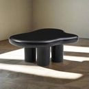 35.43" Cute Cloud Coffee Table for Living Room – Black