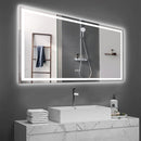 72" x 36" LED Lighted Bathroom Mirror – Anti-Fog, Dimmable, Shatterproof Vanity Mirror