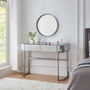 39" Mirrored Makeup Vanity Table | Stainless Steel