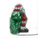 Santa Standing Tiffany-Inspired Lamp Glass Tabletop