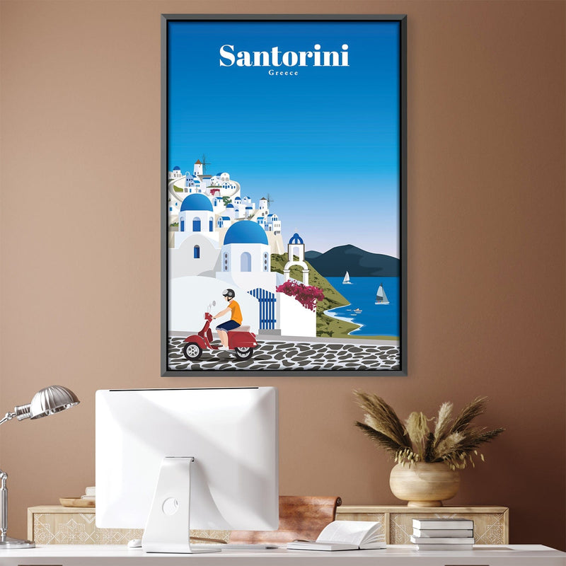 Santorini Canvas - Studio 324