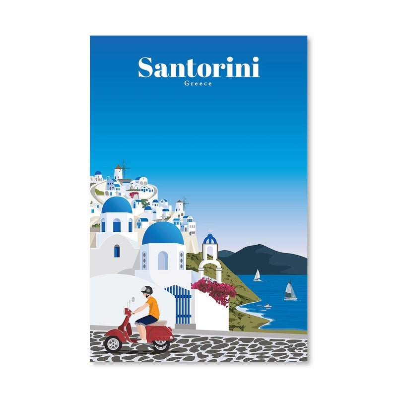 Santorini Canvas - Studio 324