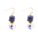 Santorini Cobalt Blue Lapis Drop Earrings