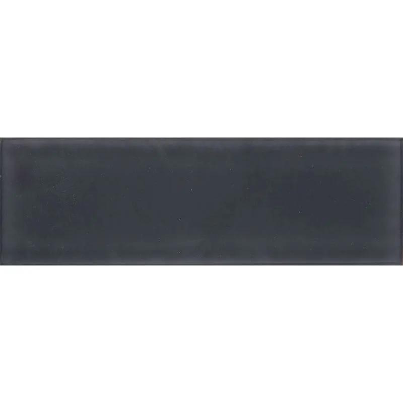 Santorini Satin Subway Glass Tiles 2x6, close-up of the surface