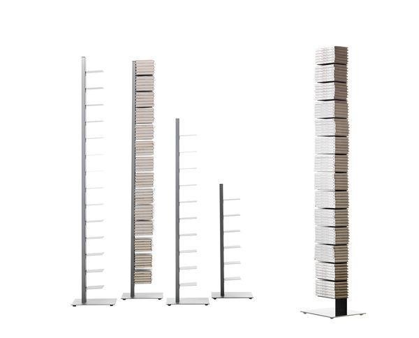 Sapiens Vertical Bookcase by Bruno Rainaldi - Large White