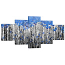 Sapphire Forest Canvas - 5 Panel