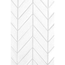 Cotton Matte Chevron Ceramic Tiles 2x6