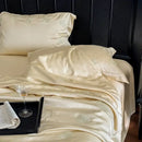 GobekUsa Eucalyptus Fiber Flower Embroidery Quilt Set with Bed Sheet & Pillowcase